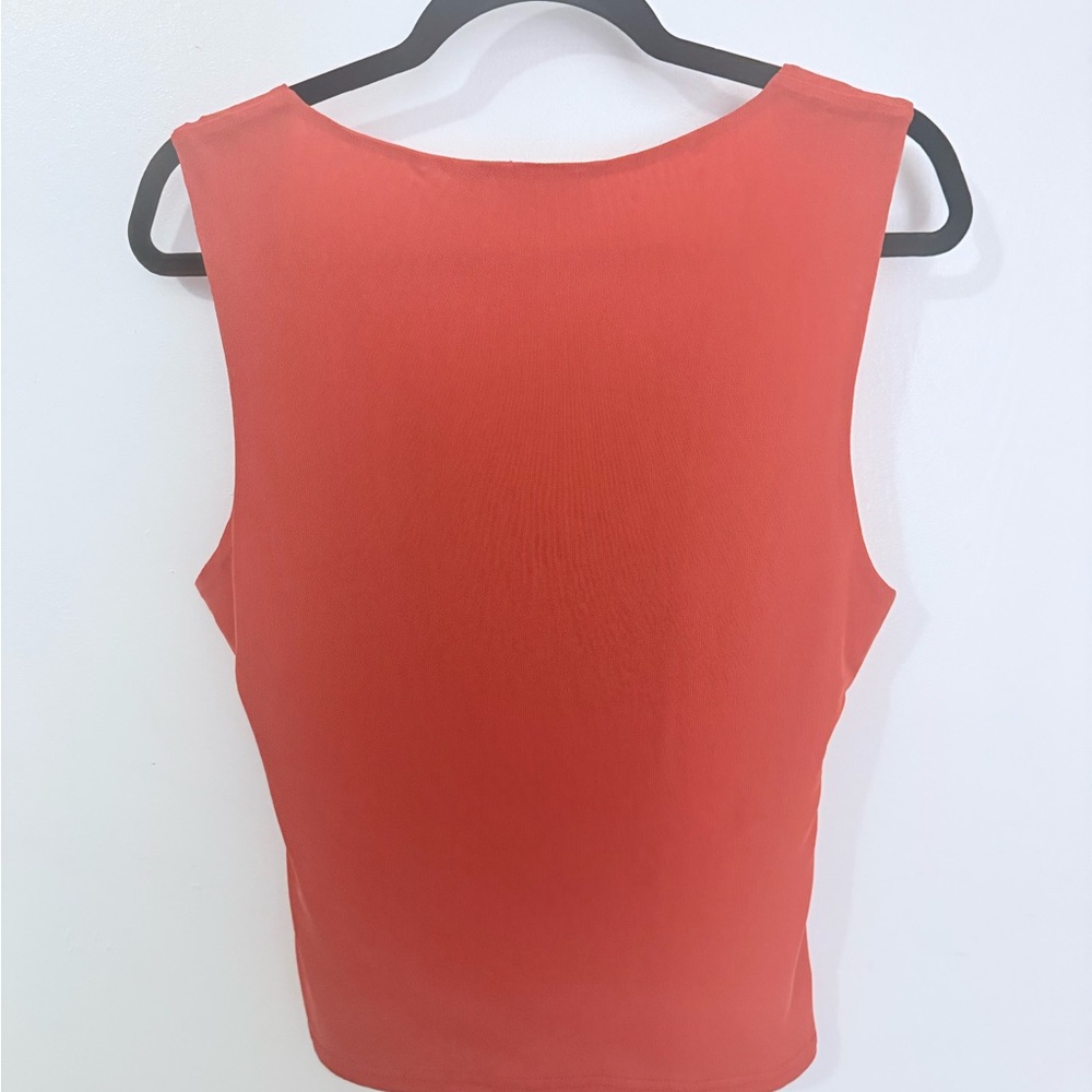 Willow Root Ruched V-Neck Tank - Picture 3 of 3